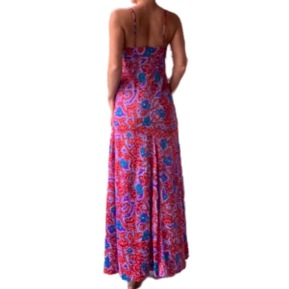 Vintage Floral Maxi Dress - Picture 2 of 6